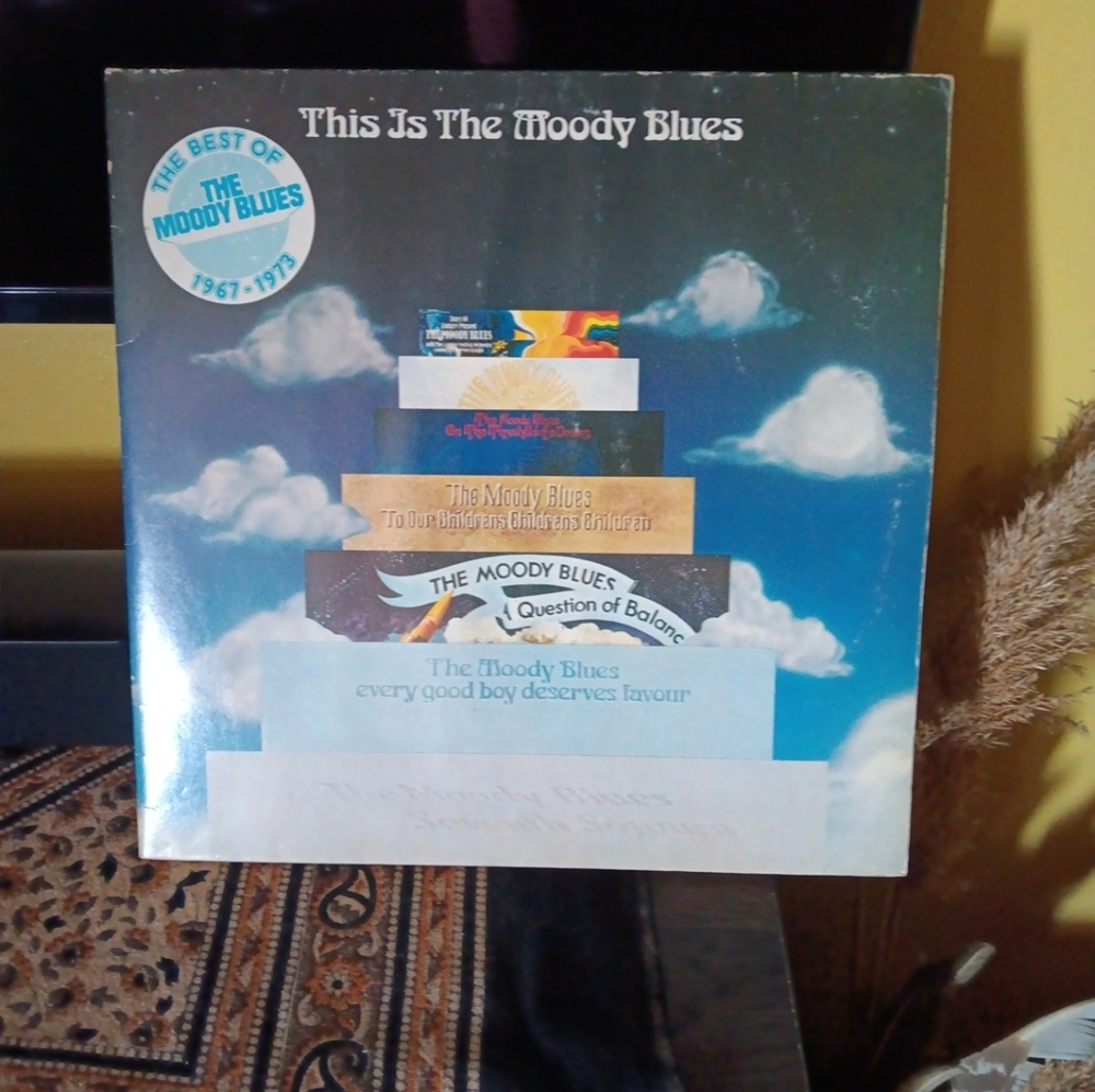 The Moody Blues Album with Cloud Design